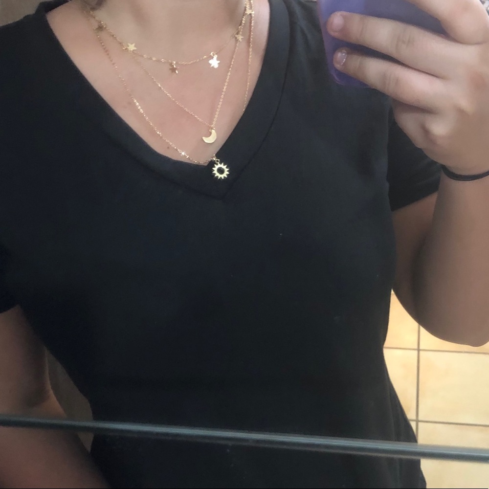 Stars Layered Necklace ✨ - Picture 2 of 6